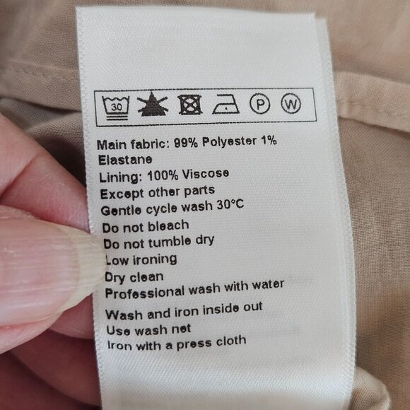 Ba&Sh Cleo Graphic Print Mini Dress Medium Bohemian Brown Maximalism Artsy - Picture 8 of 16